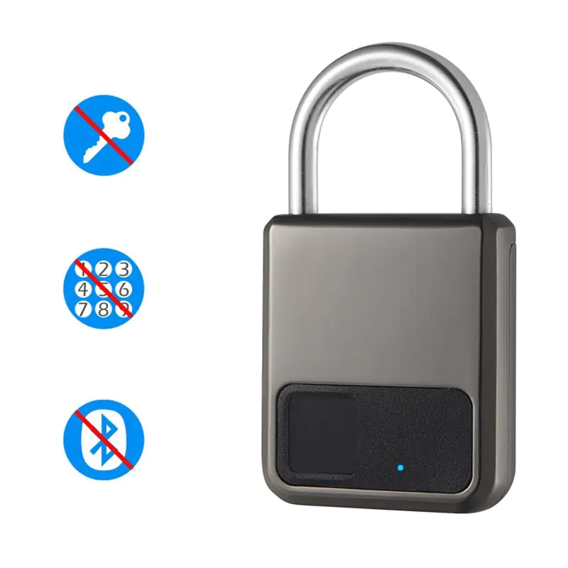 Security Unlock Fingerprint Padlock