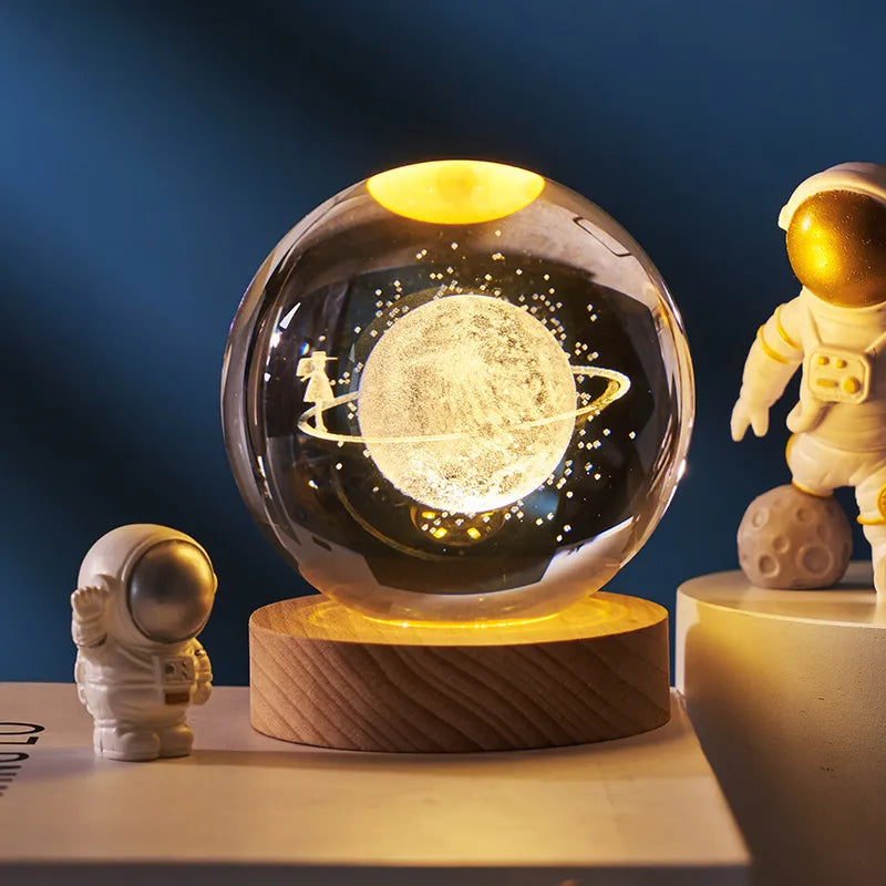 Luminous Starry Sky Crystal Ball Night Lamp